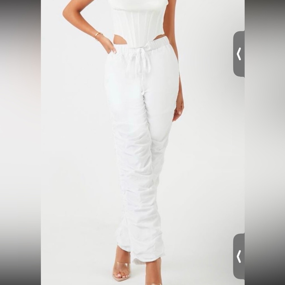 Brand new Ruched drawstring joggers